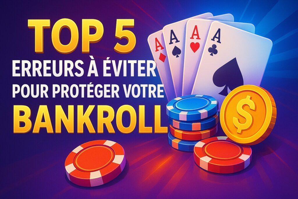 Top 5 des erreurs à éviter pour ne pas ruiner votre bankroll au Poker 💸🚫